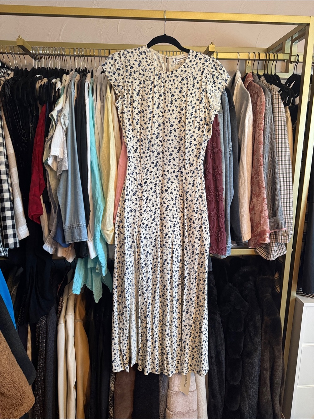 Reformation slit dress